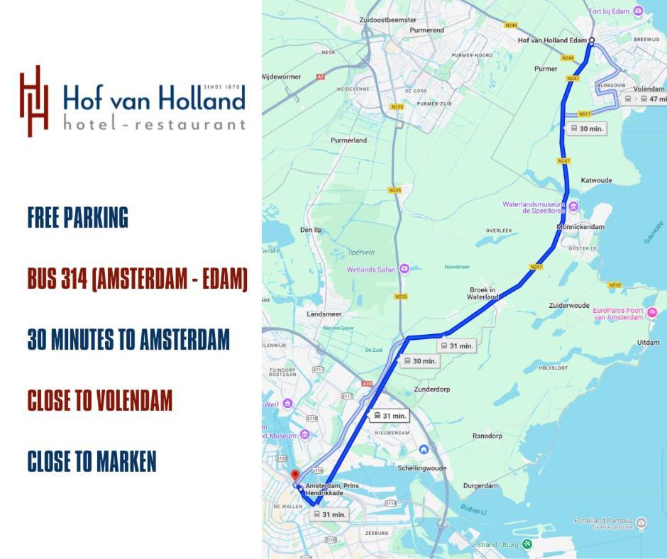 Hof Van Holland Hotel Эдам Экстерьер фото